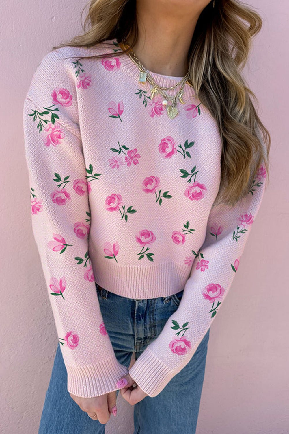 Grace Cropped Sweater