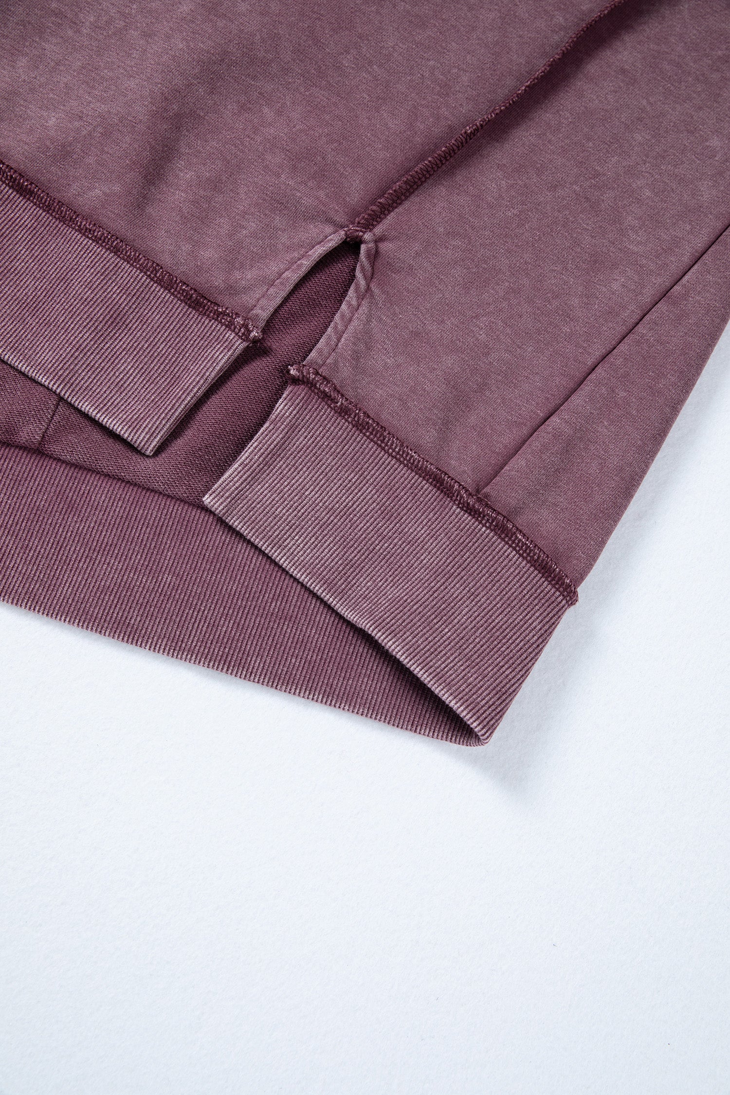 Alexis Slit Sweatshirt Red