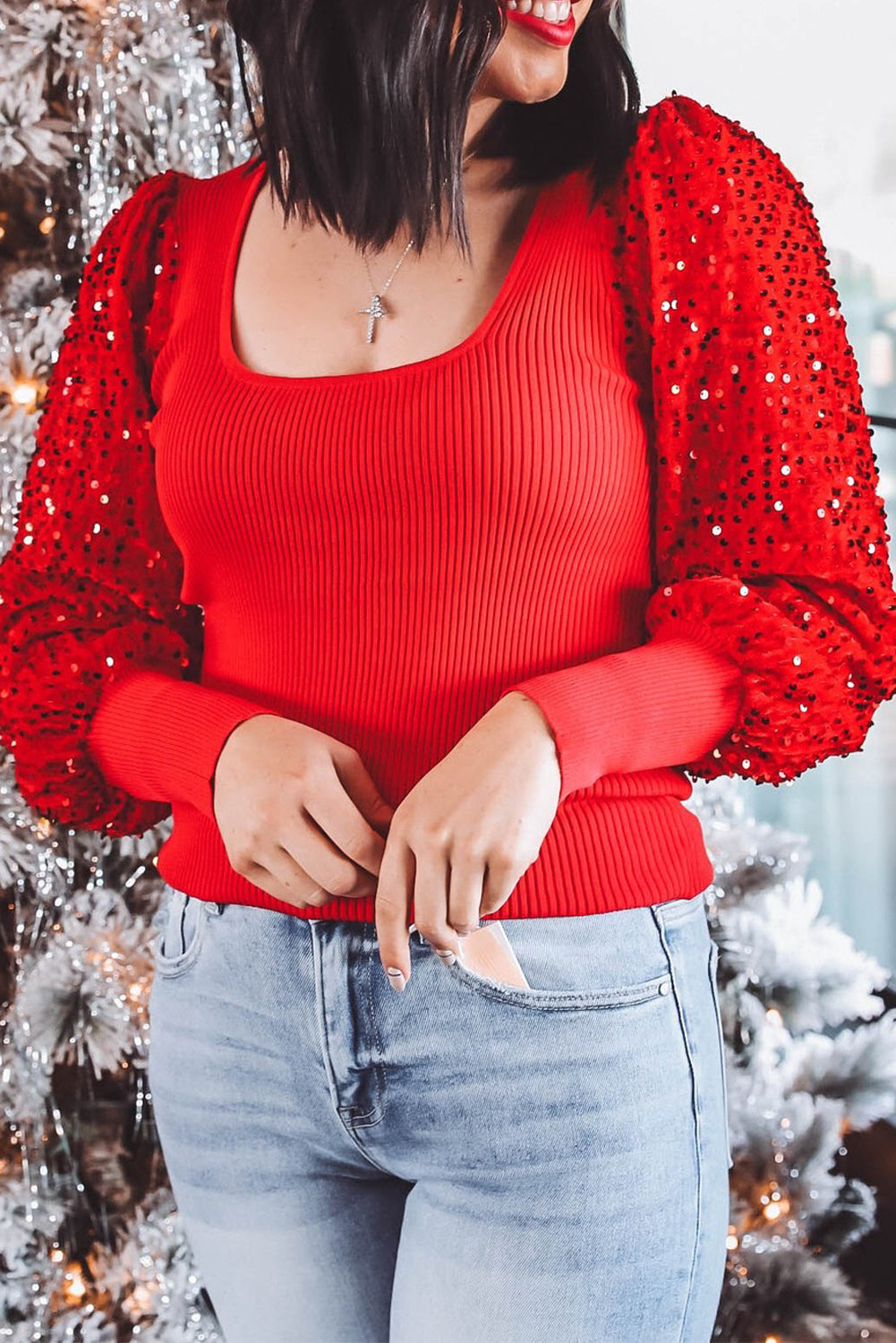 Hayden Sequin Sweater