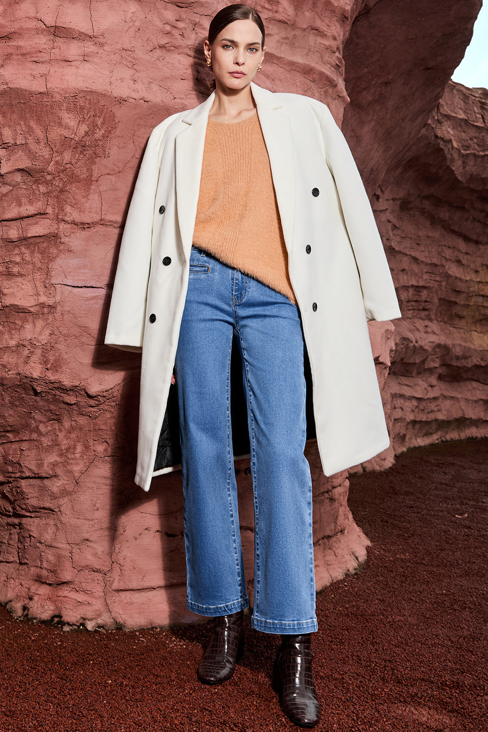 Taylor High Rise Straight Leg Jeans