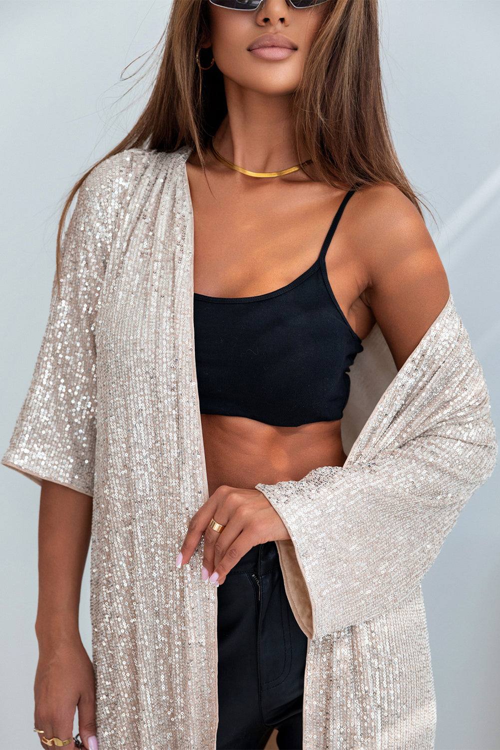Eria Sequin Duster