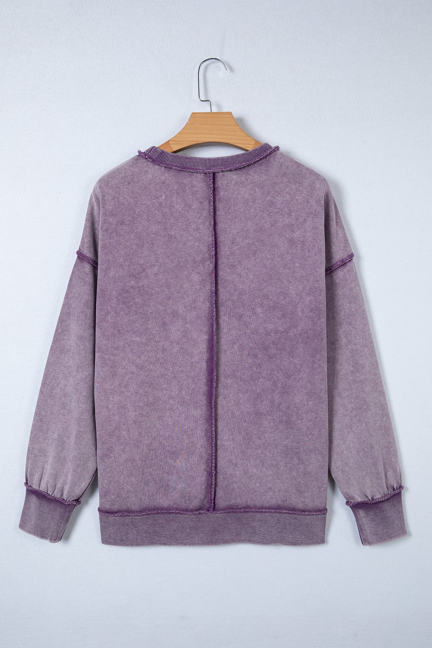 Alexis Slit Sweatshirt Purple