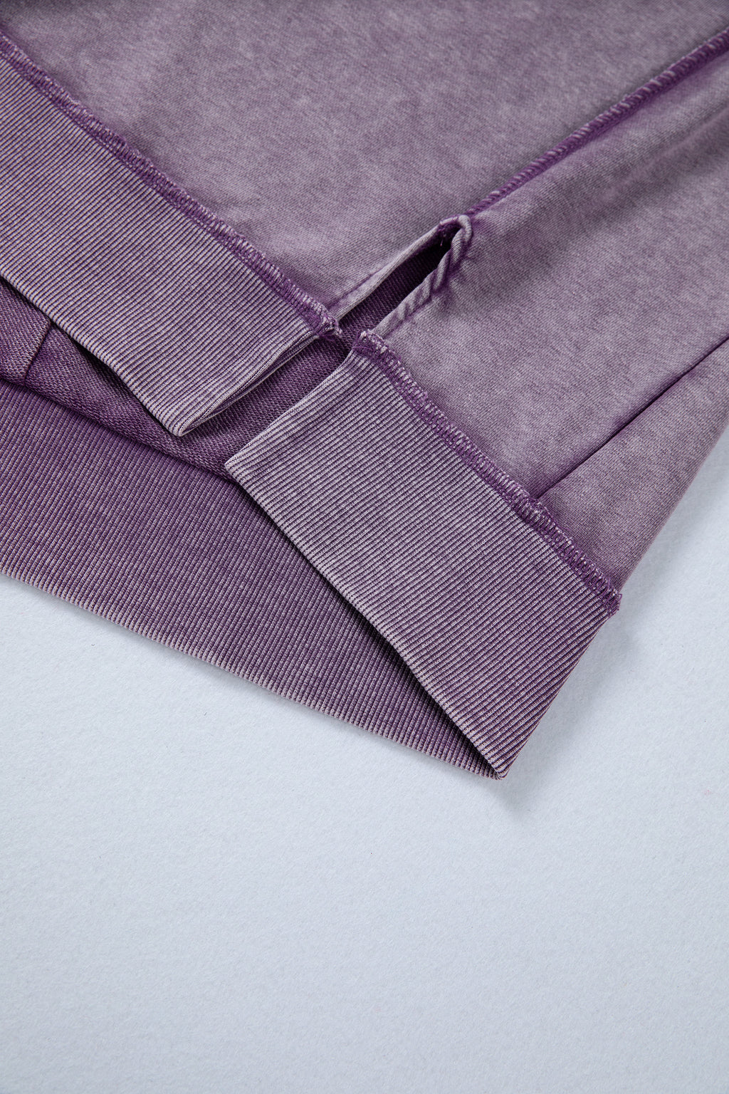 Alexis Slit Sweatshirt Purple