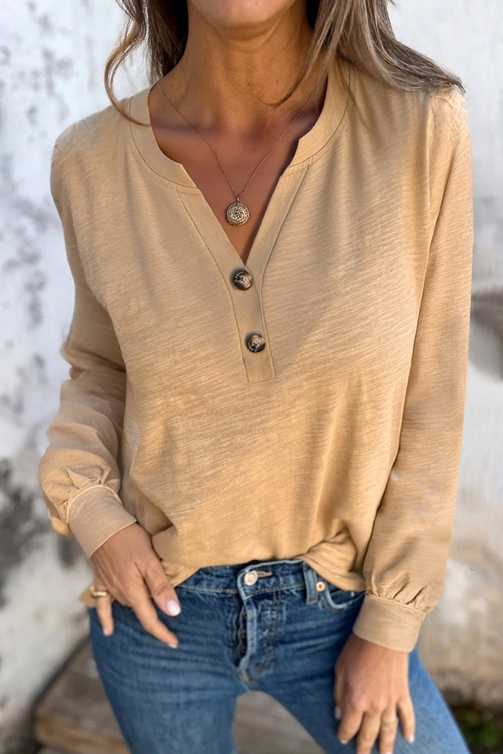 Brooklynn V Neck Top