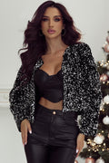 Ren Sequin Cropped Jacket