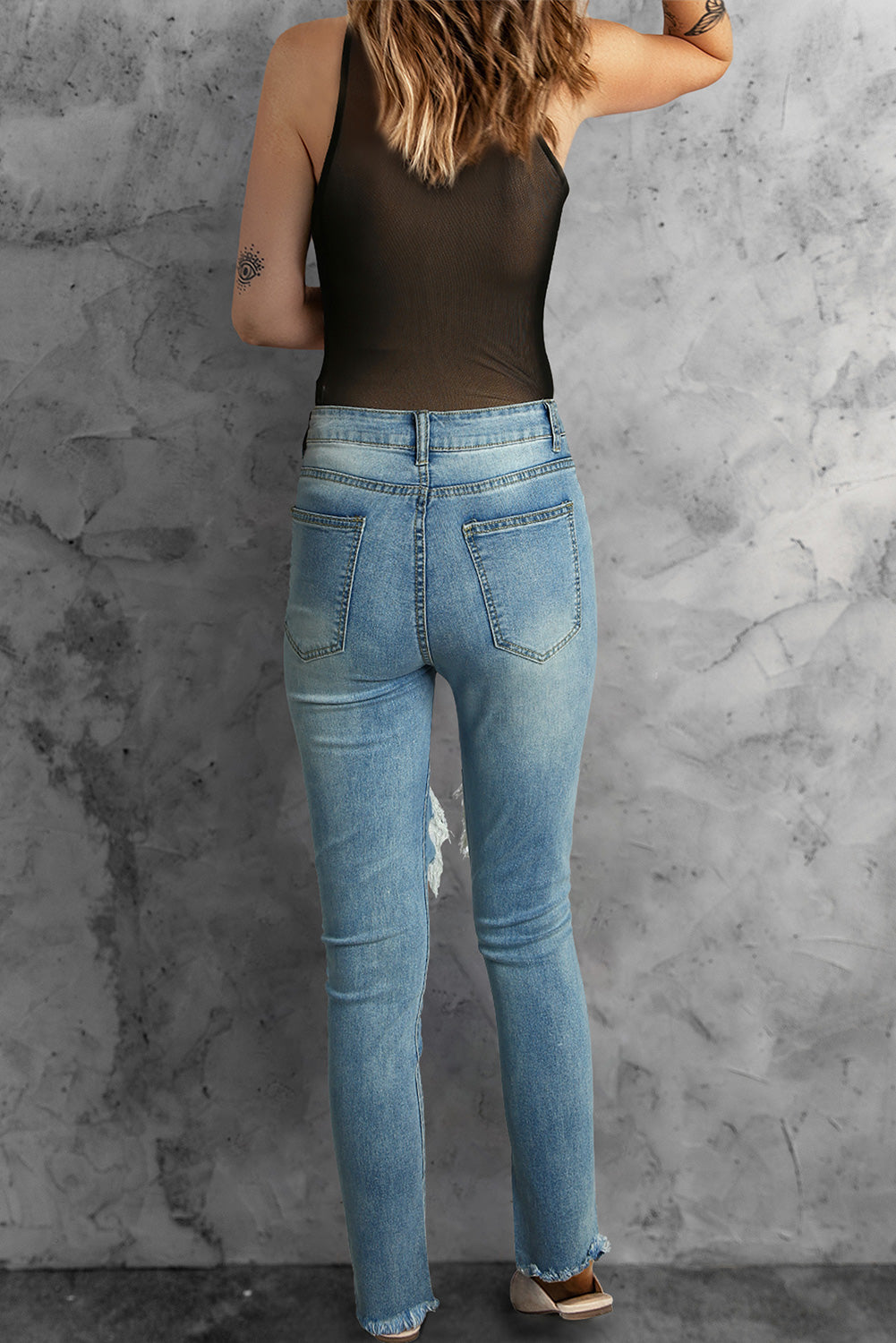 Arana Rhinestone Sleeveless Bodysuit