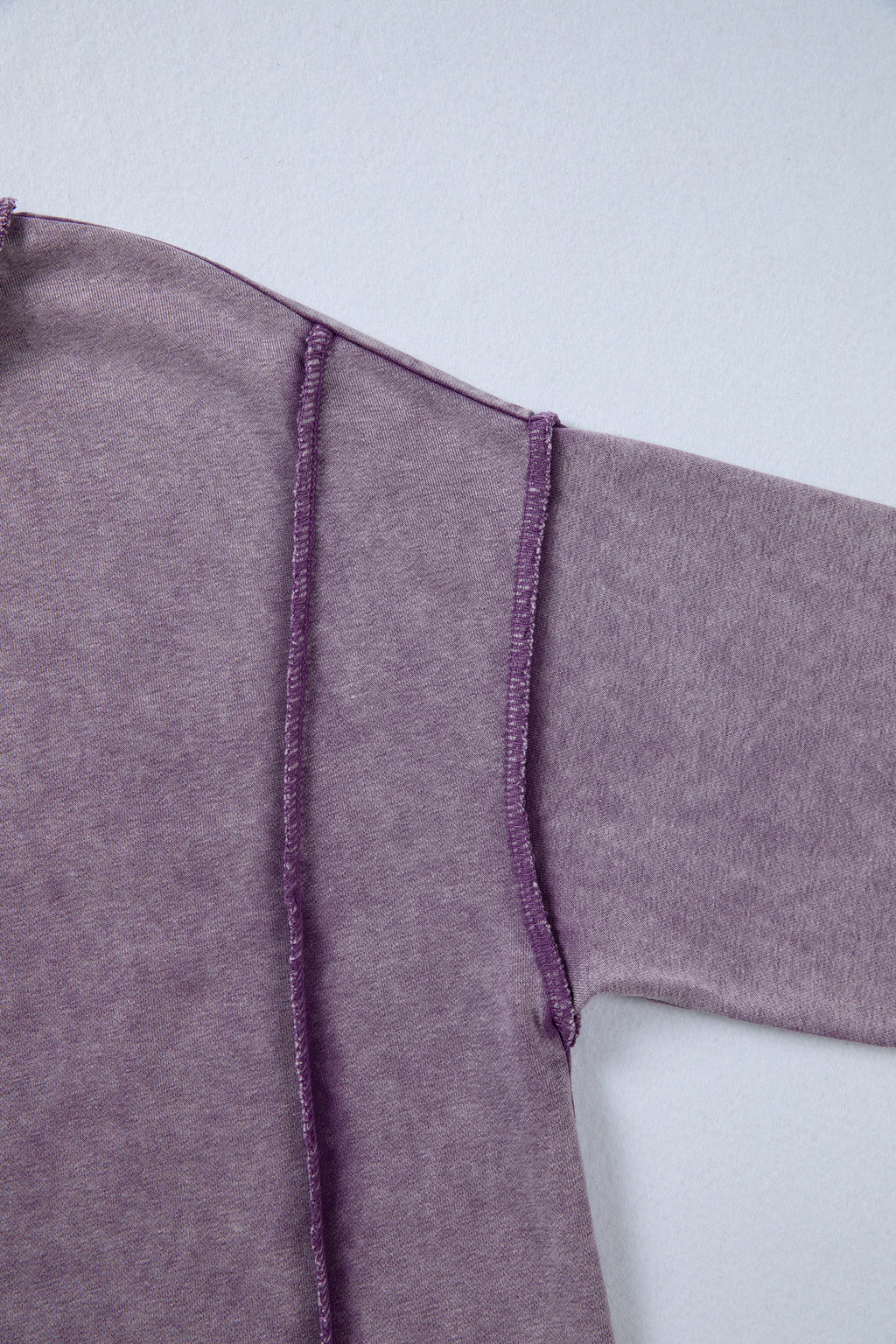 Alexis Slit Sweatshirt Purple
