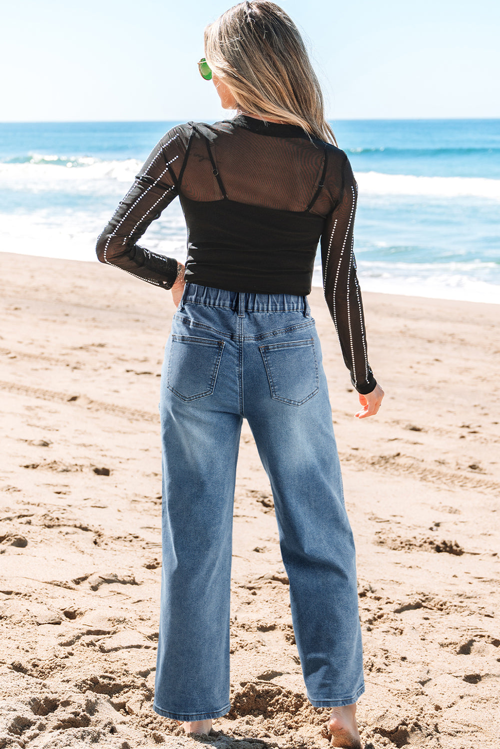 Amaya Cropped Wide Leg Jeans