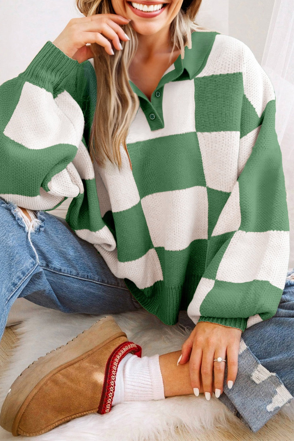 Eliana Green Sweater