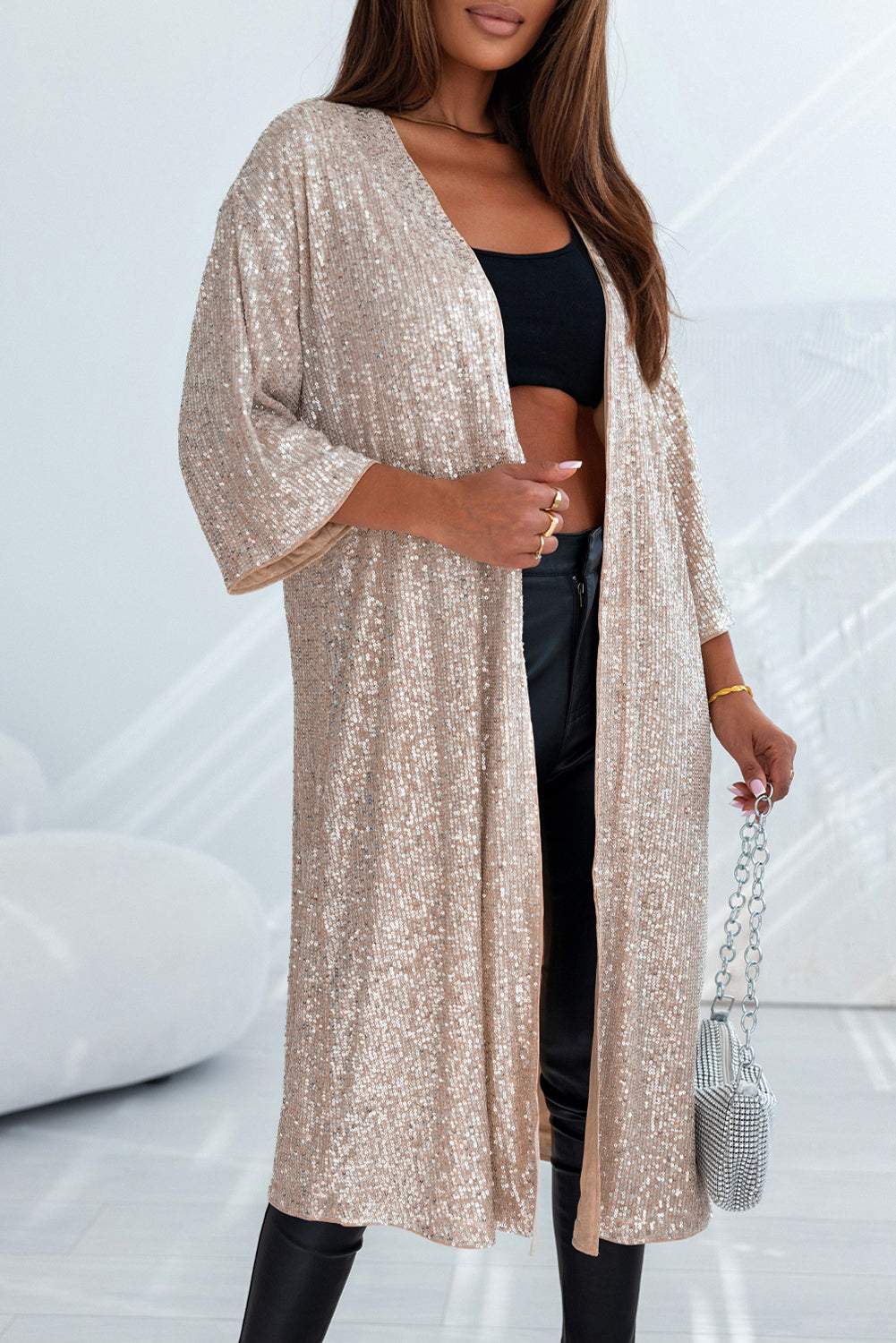 Eria Sequin Duster