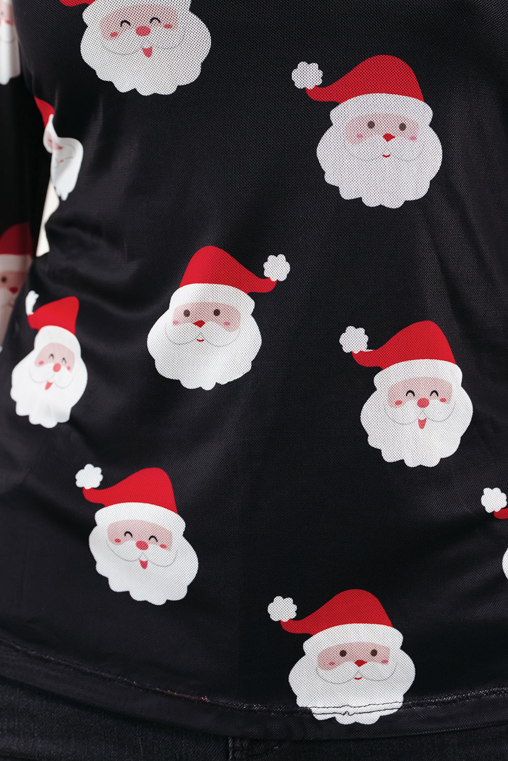 Cady Mesh Christmas Top