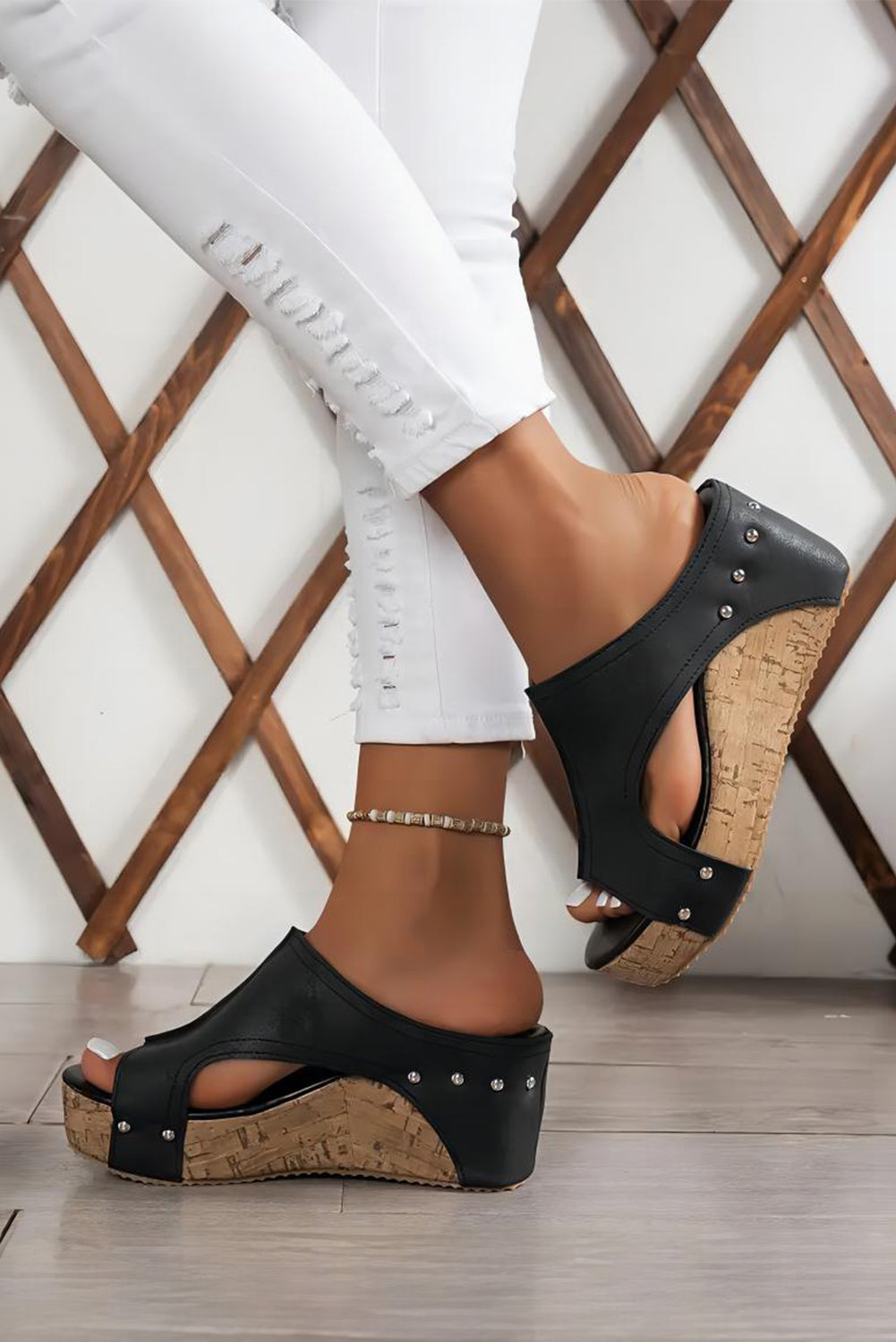 Regina Wedge Sandals